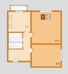 Купить 2-комнатную квартиру, фото 7, объявление №25775